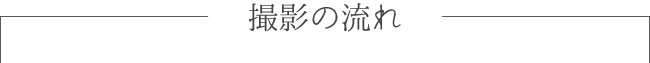 撮影の流れ